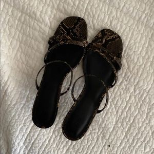 Urban outfitters strappy kitten heel